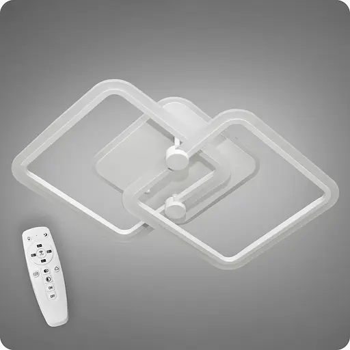 Люстра світлодіодна 517 Dlight 3color з пультом 55Вт Білий (01808) - фото 1