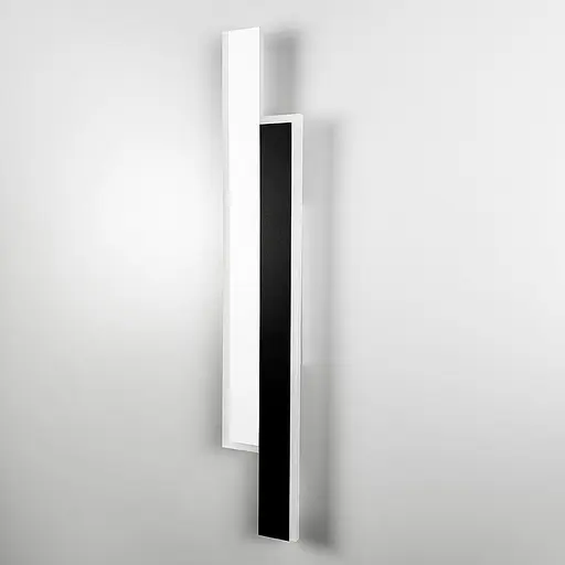 Ліве бра у чорно-білому корпусі 60 см Line F Арт. WJ012/2 BK|WT LEFT - фото 6