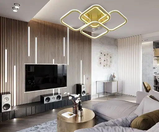 Люстра светодиодная VALESO V K29139-4 1 GD с пультом - фото 5