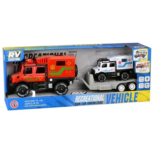 Набор автомобилей скорой помощи Cars S с прицепом в ассортименте (CJ-4512172) - фото 1