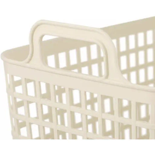 Кошик для зберігання Ardesto пластик PP 33x22.5x25.2 см 12.5 л бежевий (ARHC2512BG) - фото 5