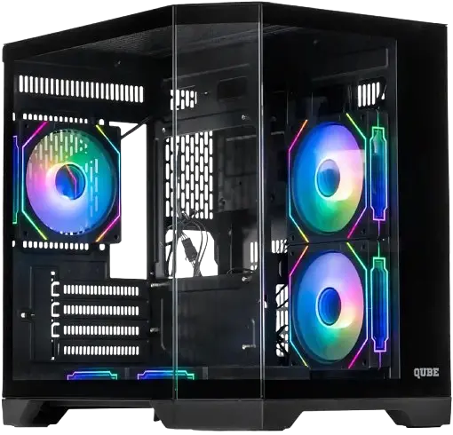 Корпус QUBE CRYSTAL ARGB Black (CRYSTAL_GBNU3)