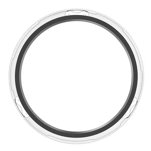 Безель металевий Sikai для смартгодинника Xiaomi Watch S3/S4 Silver-2 + захисне скло - фото 7
