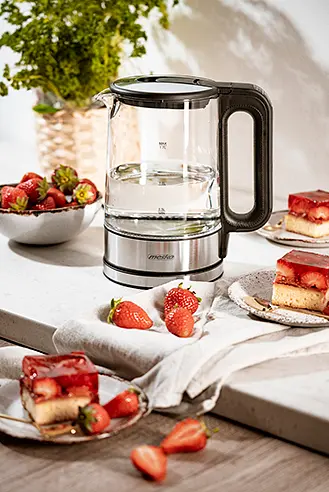 Стеклянный чайник 1.7л с регулятором температуры Mesko MS 1301b - фото 10