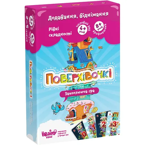 Настольная игра The Brainy Band Этажики (укр.) (УКР011) - фото 1