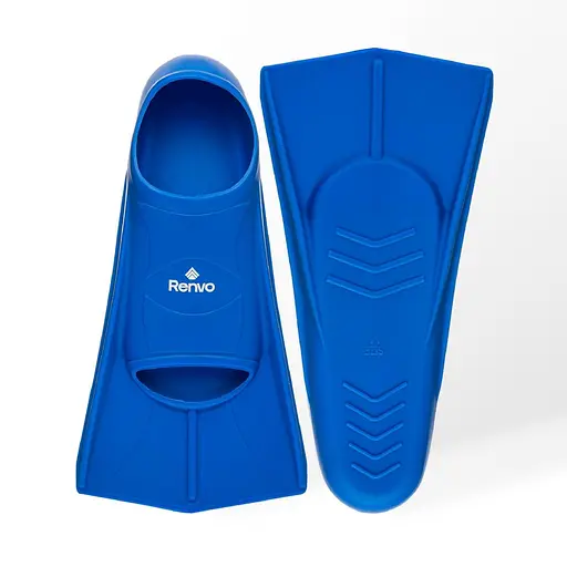 Короткі ласти для тренування в басейні Renvo Frio із закритою п'ятою синій розмір 33-35 (SF100-04 33-35) - фото 1