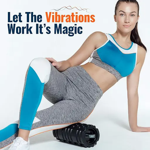 Вибрионный поролоновый валик 3 скорости твердая плотность - фото 3