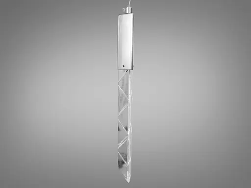 Сучасна світлодіодна люстра потужністю 3W, колір-хром - фото 3