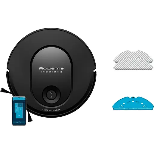 Робот-пилосос Rowenta X-Plorer Serie 65 миючий 2300ПаВт чорний (RR8L65WH) - фото 1