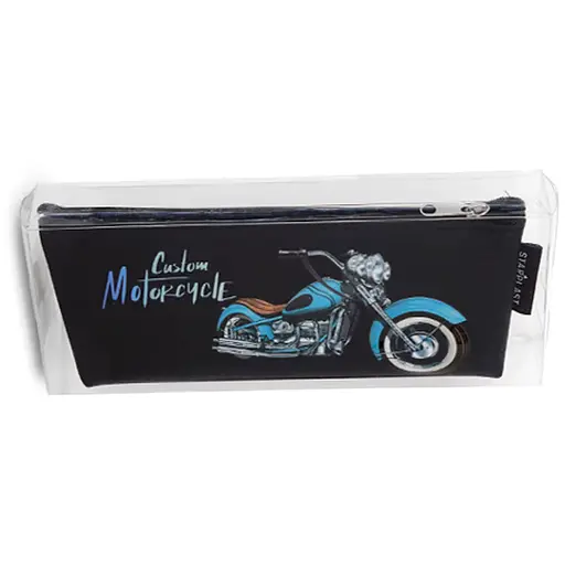 Пенал силіконовий Bike, 20x8x3.5 см, PVC, 805-19P (В асортименті)