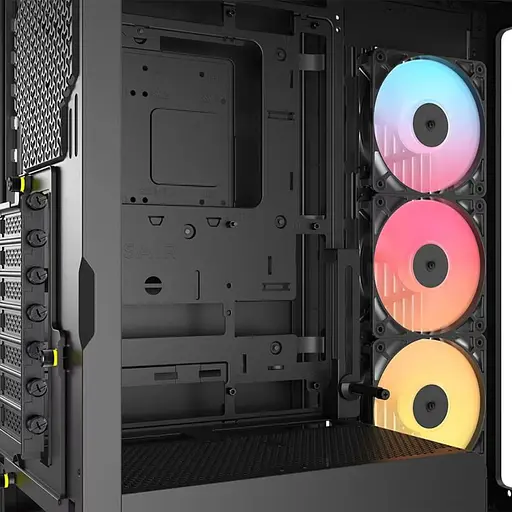 Корпус Corsair FRAME 4500X LX-R RGB из закаленного стекла, черный (CC-9011316-WW) - фото 6