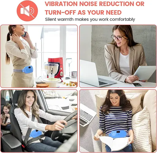 Грілка ABYON для полегшення менструального болю портативна акумуляторна бездротова - фото 6