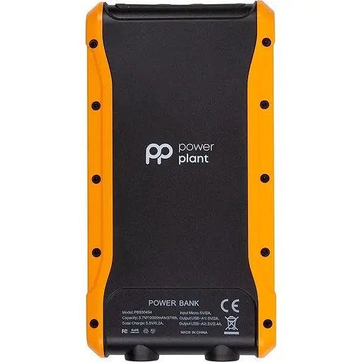 Павербанк PowerPlant Black-orange 10 000 mAh / 12 Вт (PB930494) - фото 6