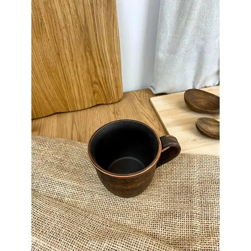 Чашка 0.4 л керамічна (глиняна) Гладка - фото 2