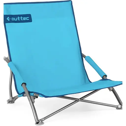 Раскладное кресло-лежак Outtec с чехлом бирюза