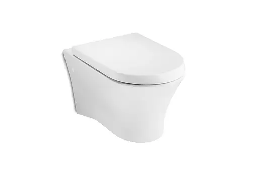 Унитаз подвесной Roca Nexo A34H648000 с сидением Soft Close, Белый - фото 1