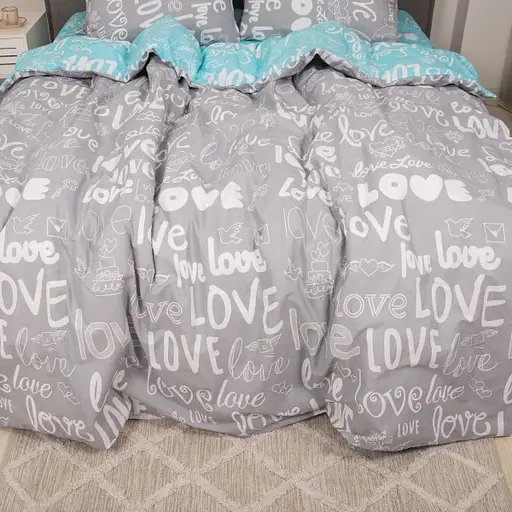 Комплект постельного белья Viluta двуспальный ранфорс 17148 100% хлопок - фото 4