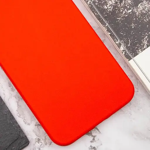 Чехол Lakshmi Silicone Cover Full Camera (AAA) для Xiaomi Redmi 12 Красный / Red - фото 3