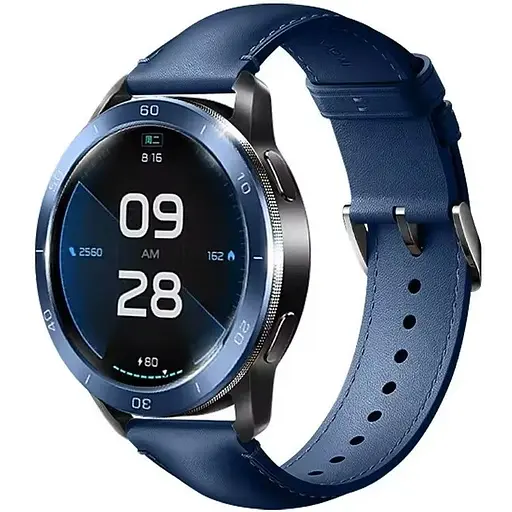 Ремінець шкіряний Tamister для годинника Xiaomi Watch 2/ 2Pro/ S4/ S3/ S2/ S1 22 мм Blue