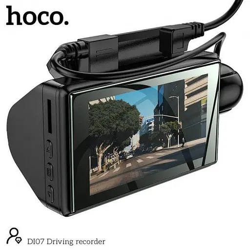 Видеорегистратор на 2 камеры HOCO Di07 Dual Cameras Driving Recorder - фото 2