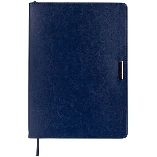 Ежедневник недатированный Buromax Salerno L2U А4 искусственная кожа 336 страниц синий (BM.20990-02)