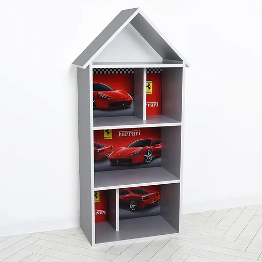 Будиночок-полиця Bambi H 2020-18-3 сірий - фото 2