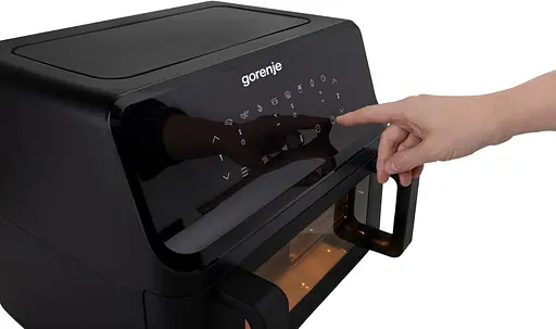 Мультипечь Gorenje 2700Вт 9л сенсорное управление 8 программ пластик черный - фото 2