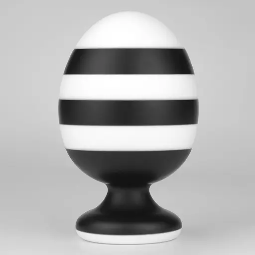 Анальна пробка LoveToy X-Missioner 14 см (чорно-білий) - фото 4