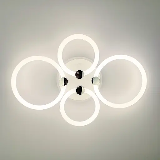 LED люстра с кольцами, рассеивающая свет на 360° Line.F A 2838/2+2 RGB LED - фото 3