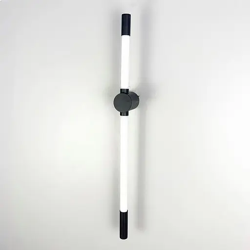 Лінійний настінний світильник Pipeline 2 Line F довжина 80 см Арт. YG919 BK - фото 7