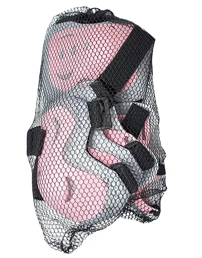 Комплект детский шлем и защита Yongkang GB24429-2009 S (5-9 р) розовый кролик (G0001884) - фото 10