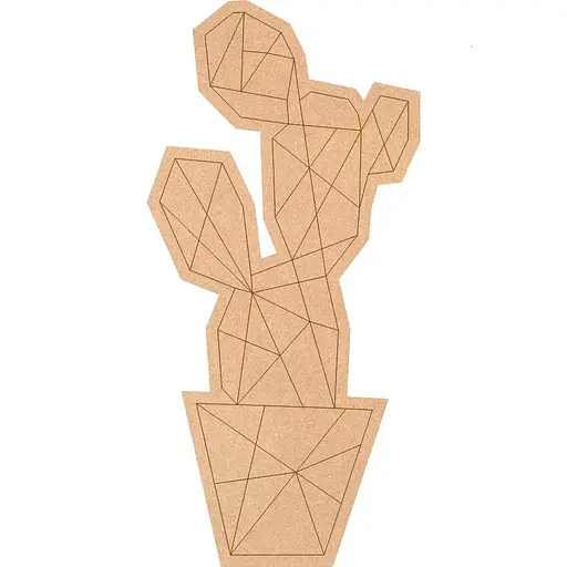 Основа для декорирования панно-мозаика Rosa Talent Кактус 1 МДФ 23х48.5 см