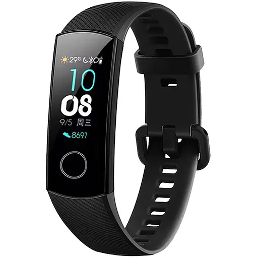 Ремінець для фітнес-браслета MIIQNUS для Honor Band 4 і 5 чорний