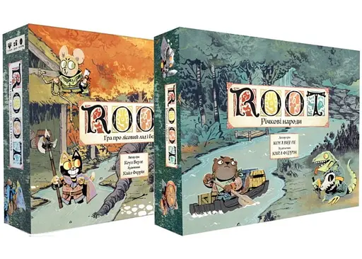 Настільна гра Kilogames Коріння з доповненням Річкові народи (укр.) (89628+1)