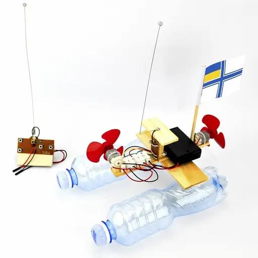 Електромеханічний конструктор Морський дрон 149272 з пультом керування - фото 2