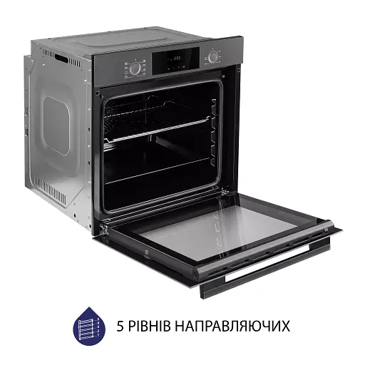 Духовой шкаф электрический Minola EOD 6804 Platinum Gray - фото 8