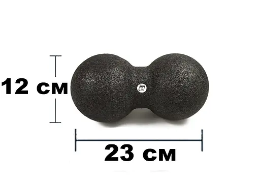 Массажный мячик двойной EasyFit EPP 23х12 см (EF-2000) - фото 4