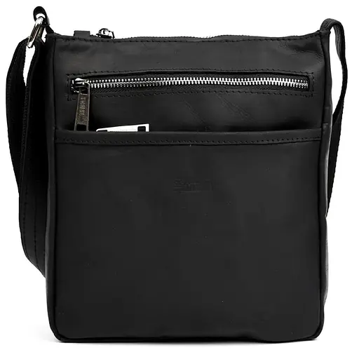 Мужская кожаная сумка через плечо TARWA 22х25.5х4 см sum0028332 - фото 1