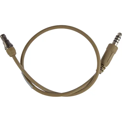 Адаптер-кабель Ops-Core AMP U174 Downlead Mono Binaural 21" Tan