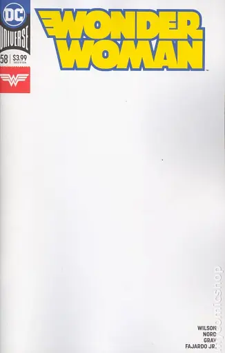 Wonder Woman (2016 5th Series) #58BLANK