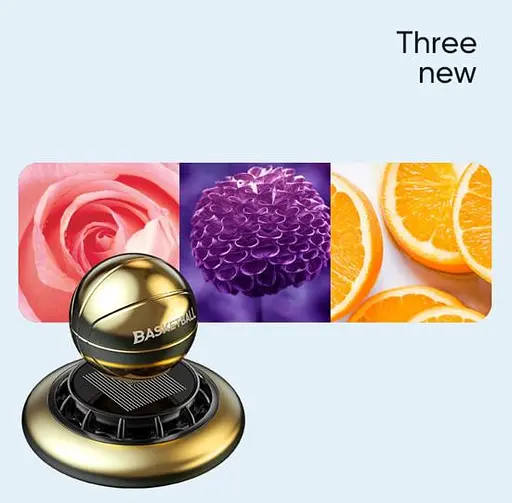 Ароматизатор автомобільний М'яч B4 на сонячній батареї - фото 5