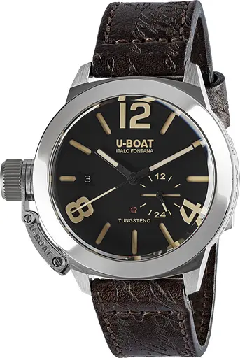 Часы U-Boat Classico 42mm Tungsten Black 8893