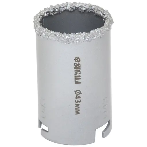 Коронка кільцева Sigma з вольфрамовим напиленням 43 мм (1512121) - фото 1