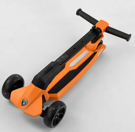 Самокат Best Scooter 65х16х31 см Оранжево-чорний 000231468 - фото 5