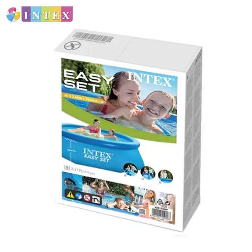 Басейн надувний Intex 28118 NP круглий 305x75 см об'єм 3077 л фільтр-насос у комплекті від 6 років - фото 3