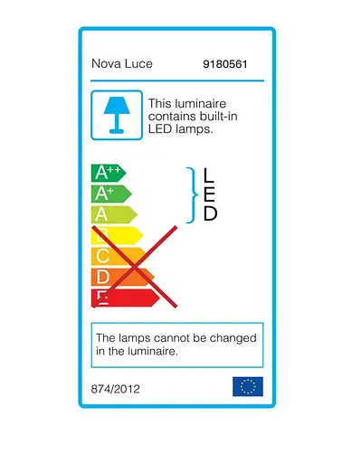 Магнітний світильник Nova Luce BAR 9180561 - фото 5