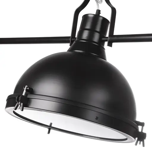 Люстра Brille лофт підвісна E27 60W BK (BL-160S/3) - фото 2