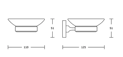 Мильниця VBI Uranus black VBI-040405BL, Чорний матовий - фото 2