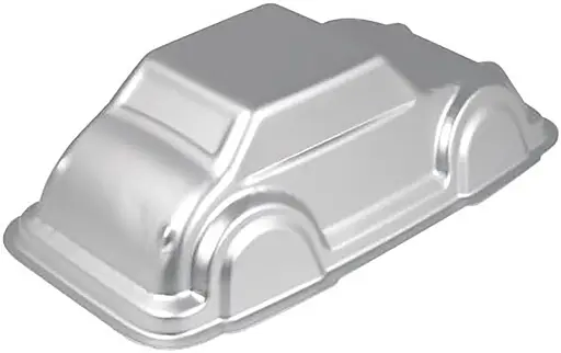 Алюминиевая форма кондитерская для торта в виде автомобиля для детских праздников, Kitchen Master Серебристый 87236 - фото 9