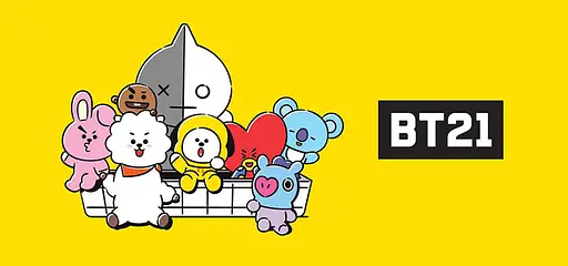Кружка GeekLand БТ21 на жовтому тлі BT21 BTS 02.46 - фото 4
